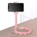 Гибкий держатель для телефона с присосками универсальный Cute Worm Lazy Holder. Цвет: розовый - фото 11