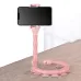 Гибкий держатель для телефона с присосками универсальный Cute Worm Lazy Holder. Цвет: розовый