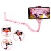 Гибкий держатель для телефона с присосками универсальный Cute Worm Lazy Holder. Цвет: розовый - фото 5