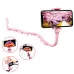 Гибкий держатель для телефона с присосками универсальный Cute Worm Lazy Holder. Цвет: розовый