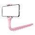Гибкий держатель для телефона с присосками универсальный Cute Worm Lazy Holder. Цвет: розовый - фото 8