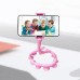 Гибкий держатель для телефона с присосками универсальный Cute Worm Lazy Holder. Цвет: розовый - фото 9