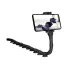 Гибкий держатель для телефона с присосками универсальный Cute Worm Lazy Holder. Цвет: черный