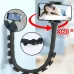 Гибкий держатель для телефона с присосками универсальный Cute Worm Lazy Holder. Цвет: черный