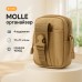 Тактическая сумка - подсумок для телефона, система MOLLE органайзер тактический из кордуры. Цвет: койот - фото 33
