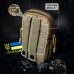 Тактическая сумка - подсумок для телефона, система MOLLE органайзер тактический из кордуры. Цвет: хаки - фото 12