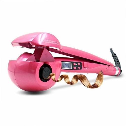 Щипці BALALISI Perfect Curl спіральна плойка для завивки волосся, міні плойка гофре, стайлер для укладання Pink