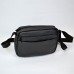 Стильная мужская сумка-мессенджер из натуральной кожи флотар, черного цвета, мужские сумки через плечо - фото 13