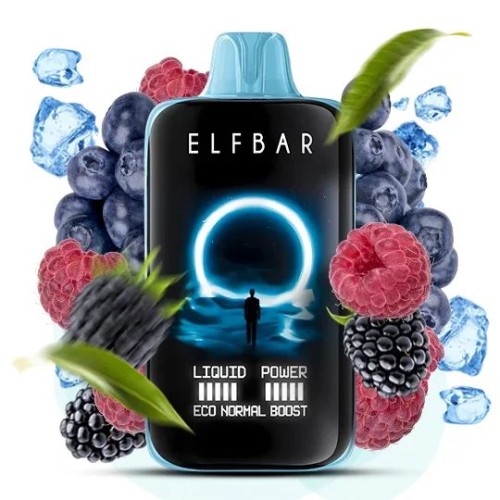 Elf Bar Moon Night 40000. Синяя Малина (Blue Razz Ice)