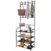 Вішалка для одягу New simple floor clothes rack з полицями для взуття метал - фото 2