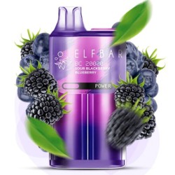 Elf Bar BC20000 5%. Кисла Ожина Чорниця (Sour Blackberry Blueberry)