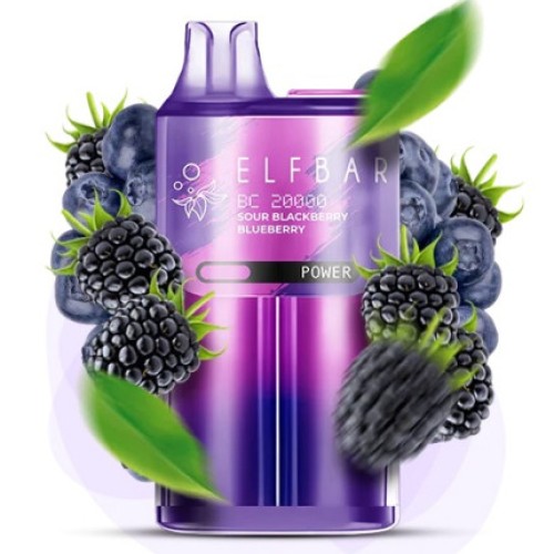 Elf Bar BC20000 5%. Кисла Ожина Чорниця (Sour Blackberry Blueberry)
