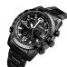 Годинник наручний чоловічий SKMEI 1453BK BLACK, армійський годинник протиударний. Колір: чорний - фото 3