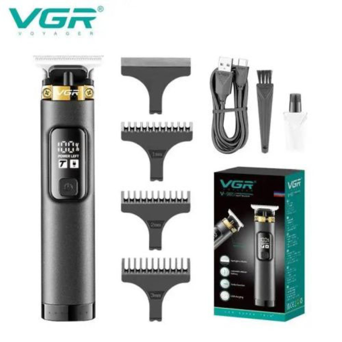 Машинка для стрижки волосся VGR V-985, Машинка для стрижки, Підстригальна машинка (арт. 25325)