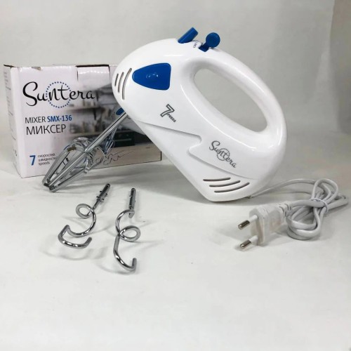 Миксер/Блендер Suntera SMX-136 300 Вт, Хороший миксер, Лучший ручной миксер, Ручной миксер для кухни