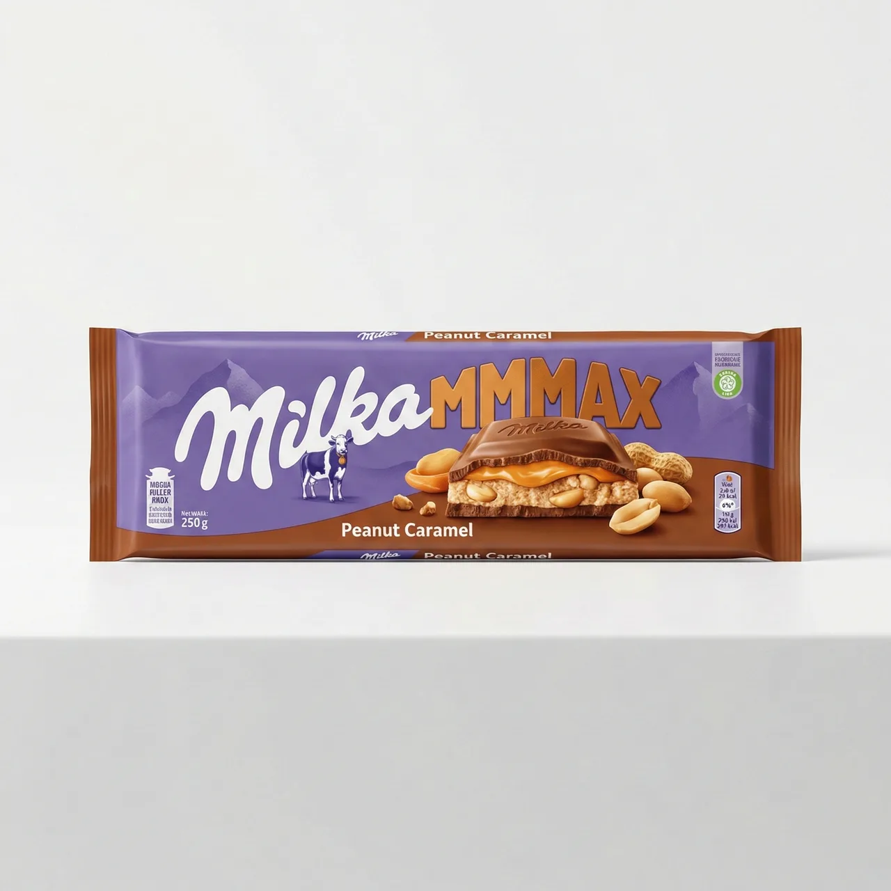 Шоколад Milka MMMax Peanut Caramel з цільним арахісом та карамеллю (великий) XXL